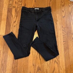 Faded black jeans